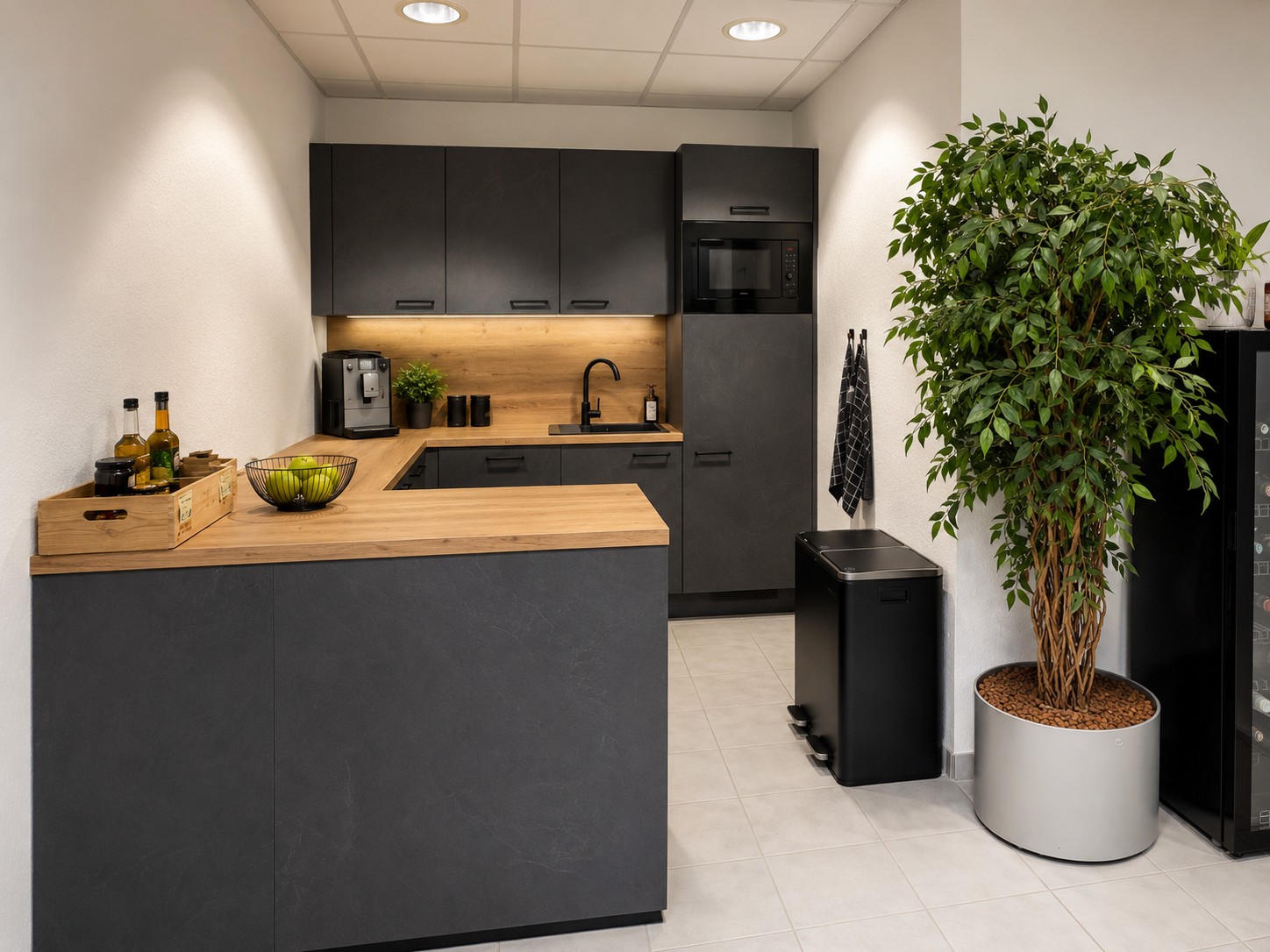 Moderne Büro-Küche